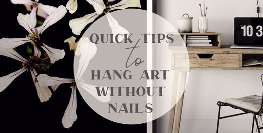 Paper and Flower Art Prints | Blog | Quick Tips to Hang Art
