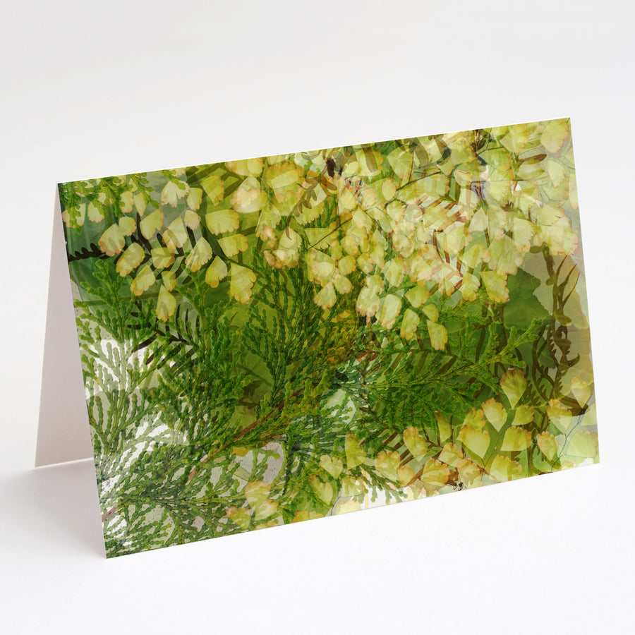 Fern Garden Greeting Card Detail | Paper and Flower Art